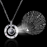 100 Languages 'I Love you Necklace'