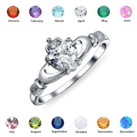 Birthstone Silver Ring