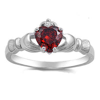 Birthstone Silver Ring