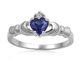 Birthstone Silver Ring