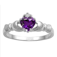 Birthstone Silver Ring